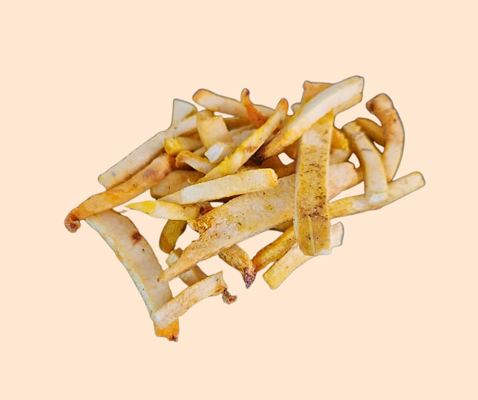 butternut french cuts with pale yellow background